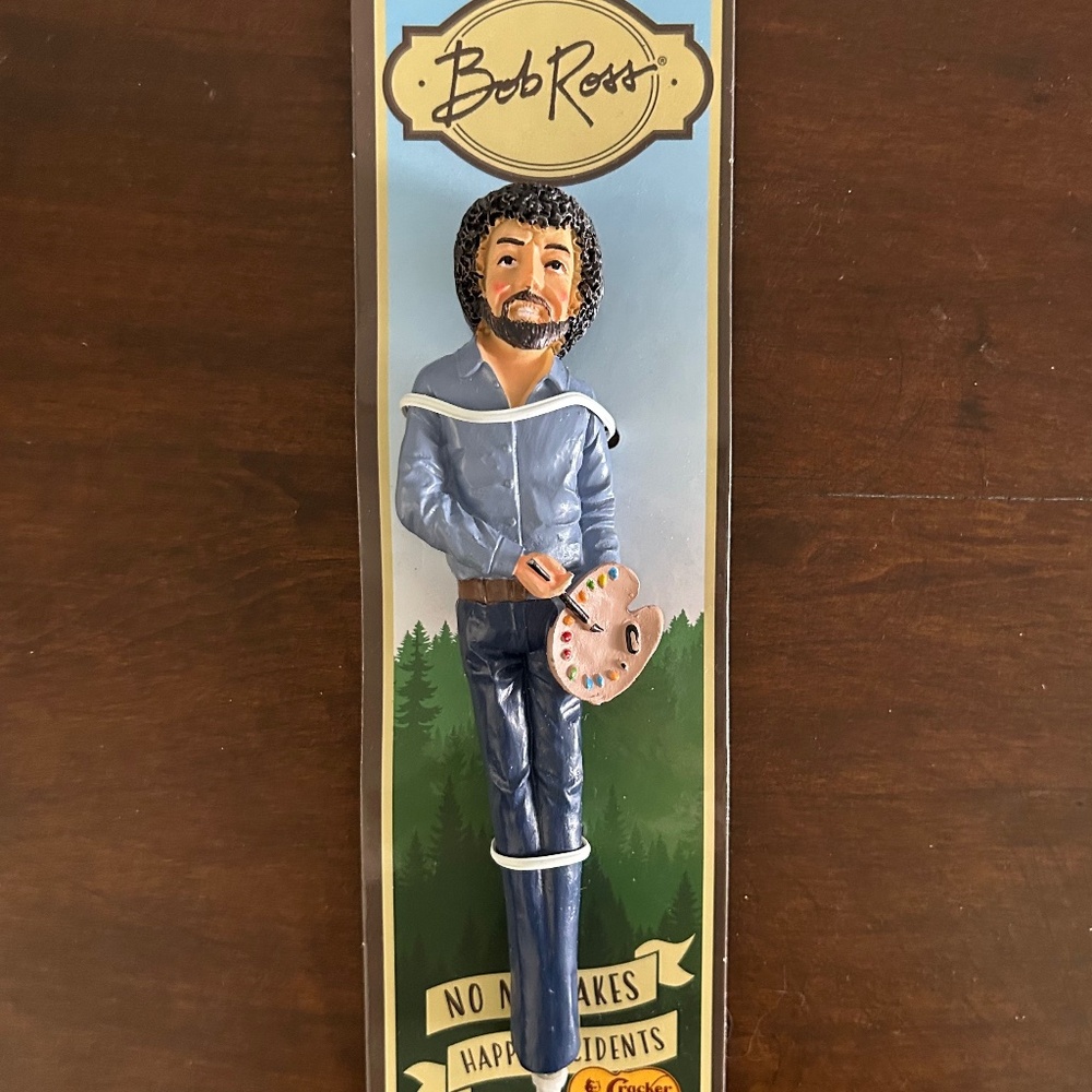 New BOB ROSS Artist Ink Pen • Cracker Barrel Collectible • Rare Novelty Gift